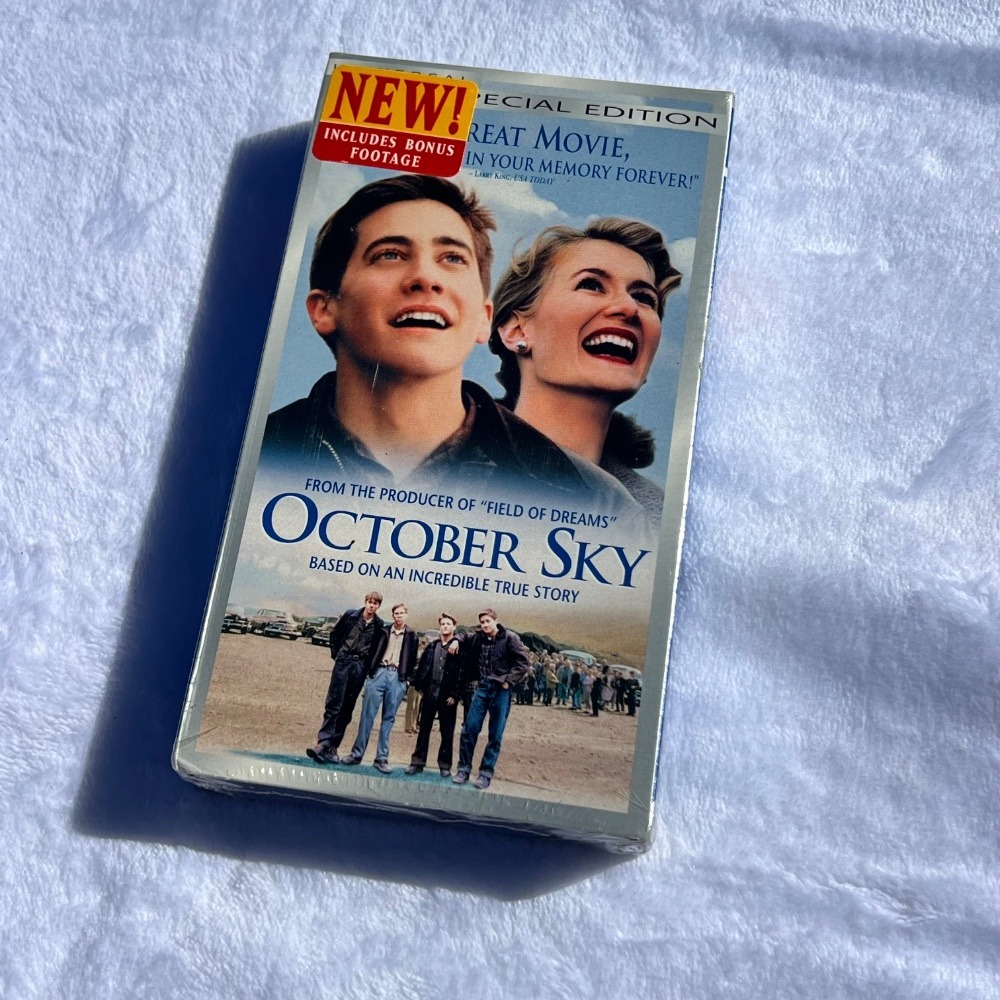 October Sky VHS Tape Special Edition Jake Gyllenhaal Chris Cooper NEW Sealed